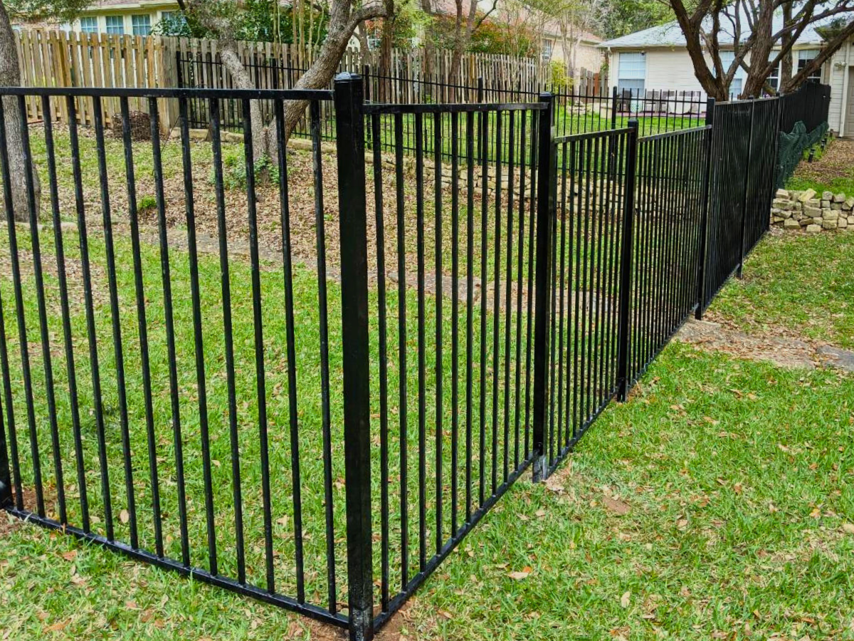 a wrought iron fence in san antonio tx